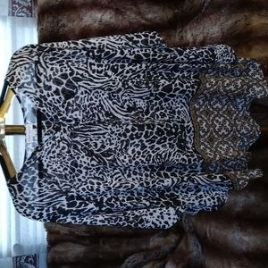 Susan Graver animal print size medium tunic